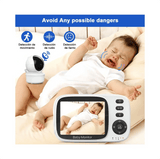 Monitor Para Bebés Con Pantalla De 3.2 Pulgadas Con Cámara