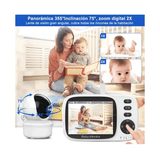 Monitor Para Bebés Con Pantalla De 3.2 Pulgadas Con Cámara