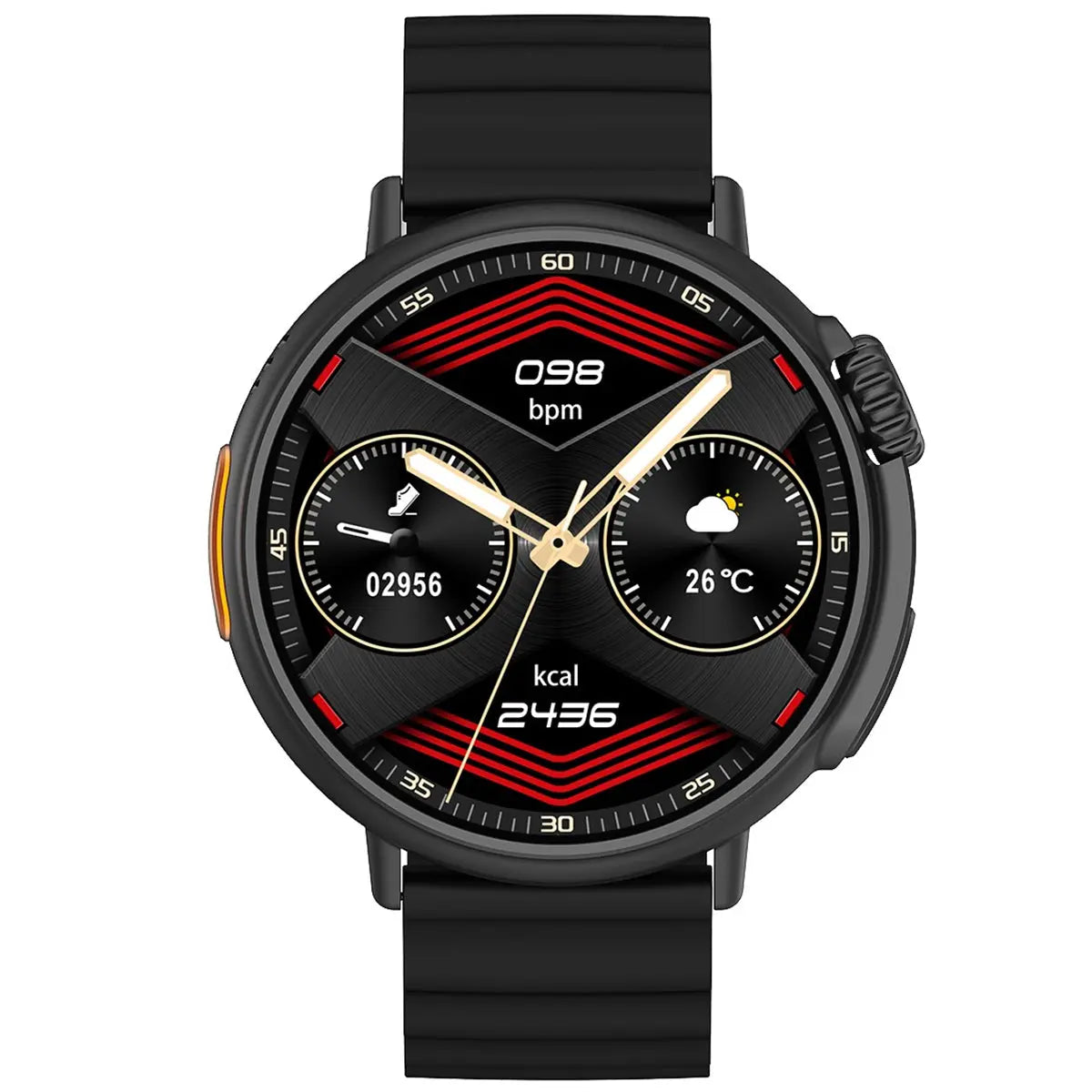 Reloj Hombre Garmin Fr30 Negro Autolap Gps Alerta Audibles