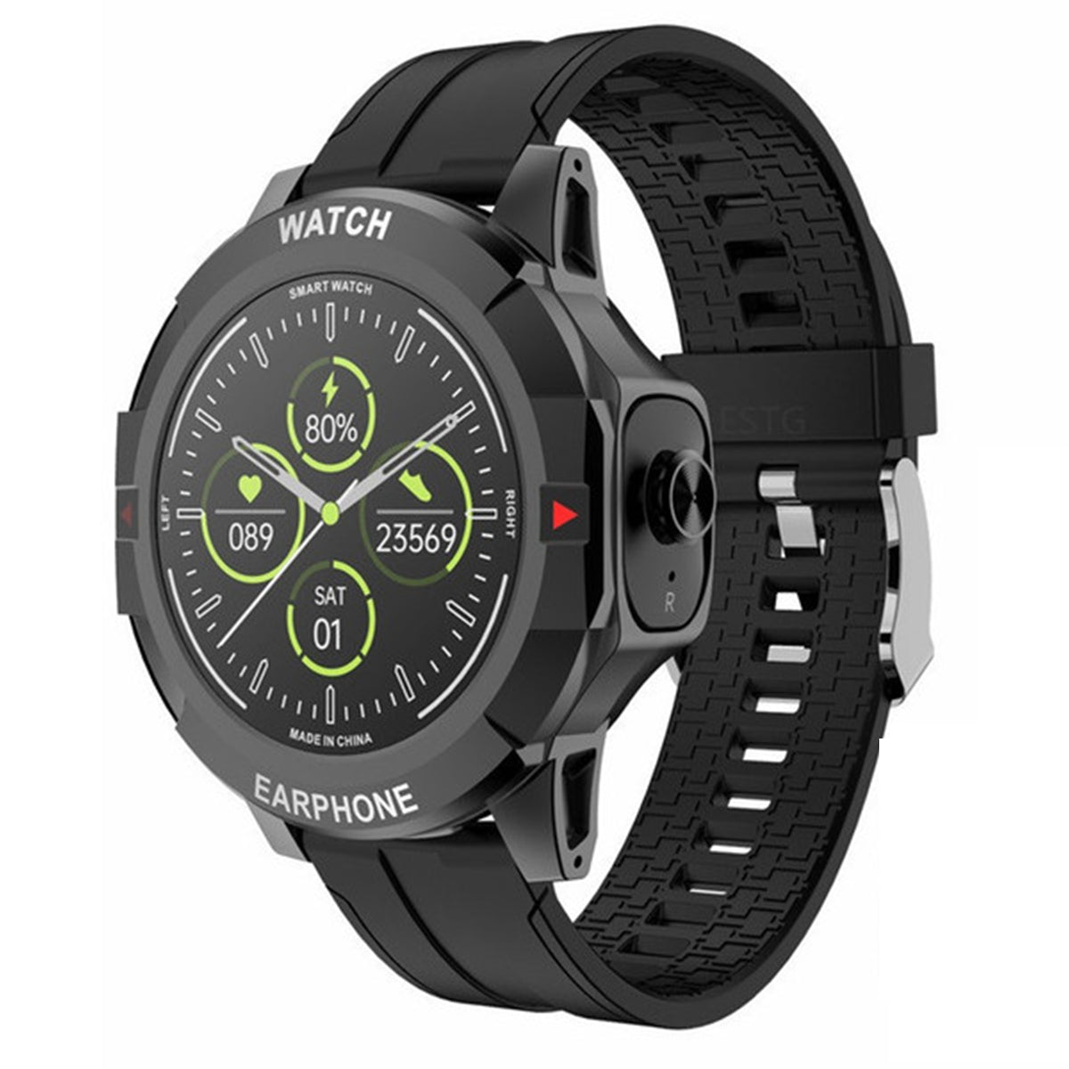 Reloj Smart Watch N15 2 En 1 Con Audífonos Tws Mp3 Exp 64gb