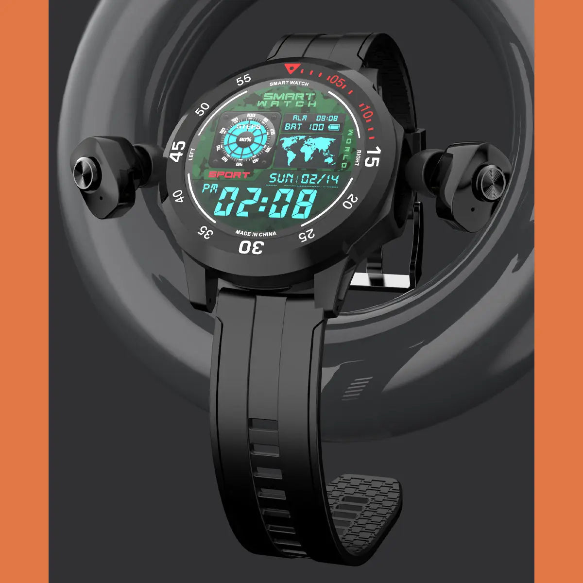 Smartwatch Reloj Con Audífonos Tws N16 Fralugio Exp A 64gb Fralugio