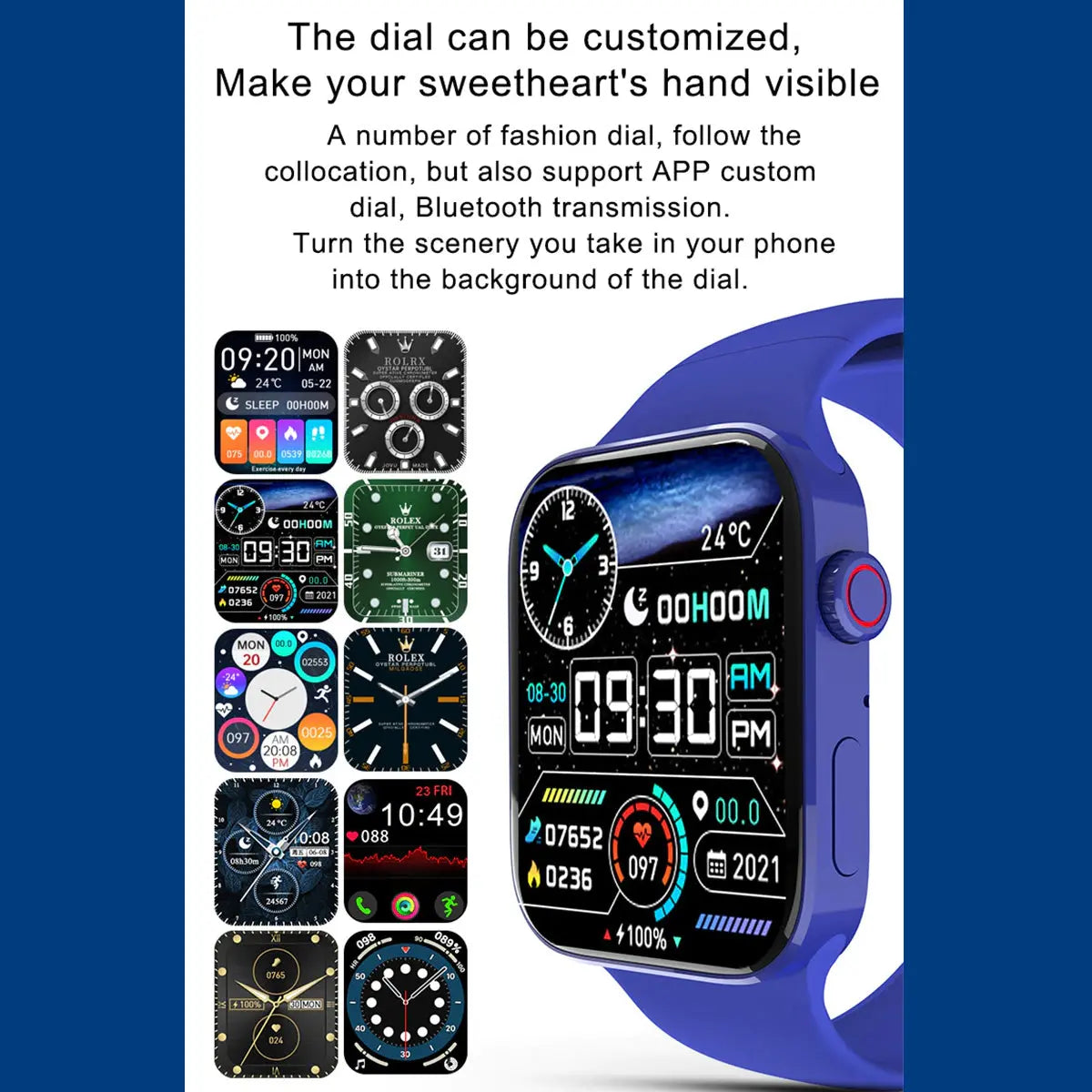 Smartwatch Reloj Inteligente N76 Serie 7 Full Touch Fralugio Fralugio