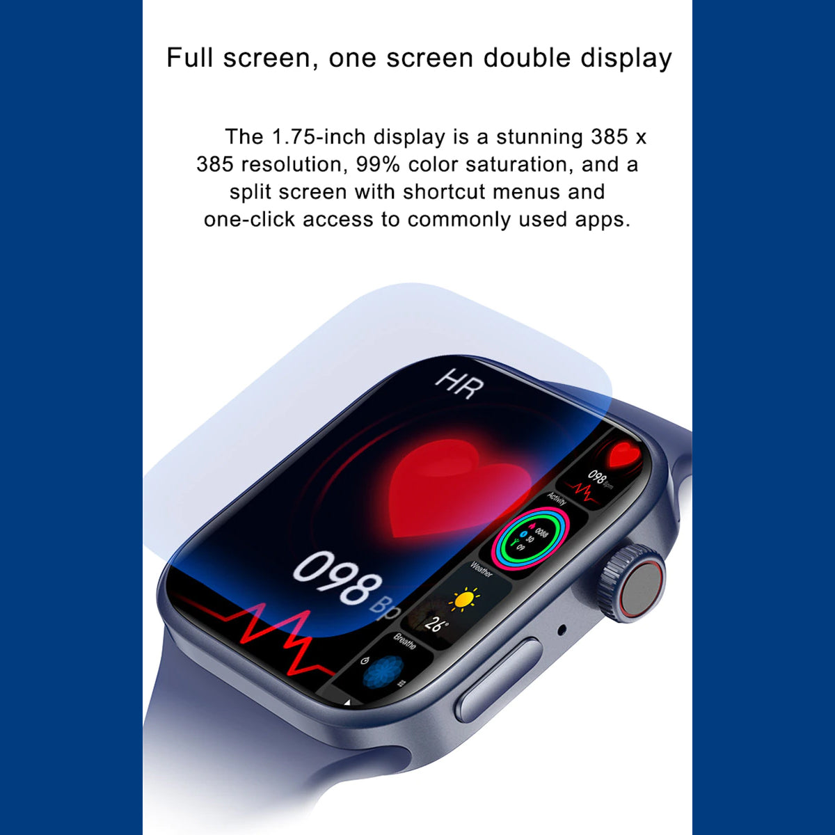 Smartwatch Reloj Inteligente N76 Serie 7 Full Touch Fralugio