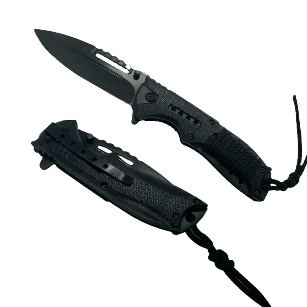 Navaja Plegable con Cuerda Paracord y Clip - Gadgets y Tecnología en Fralugio México