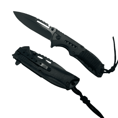 Navaja Plegable con Cuerda Paracord y Clip - Gadgets y Tecnología en Fralugio México