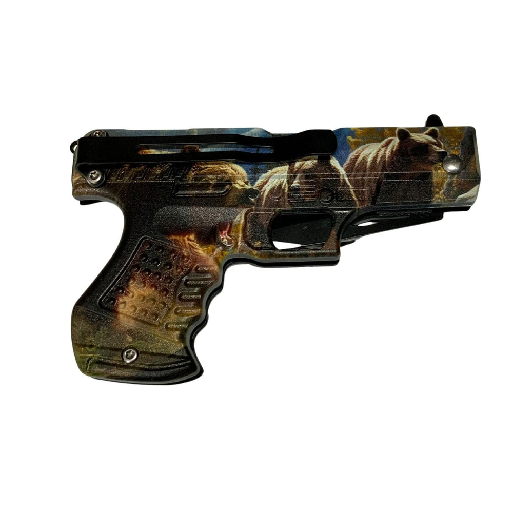 Navaja Plegable Estilo Pistola Diseño Oso Outdoor - Gadgets y Tecnología en Fralugio México