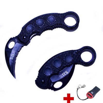 Navaja Táctica Karambit Acero Inoxidable con Clip - Gadgets y Tecnología en Fralugio México