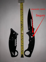 Navaja Tipo Karambit 21 cm con Clip y Seguro - Gadgets y Tecnología en Fralugio México — imagen 1 de 2