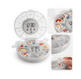 Pastillero con Alarma, Dispensador de Pastillas Configuración de Recordatorios de Voz para Tiempos de Medicación - Gadgets y Tecnología en Fralugio México — imagen 3 de 4