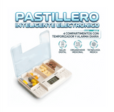 Pastillero Electrónico 4 Espacios Con Alarmas Recordatorio - Gadgets y Tecnología en Fralugio México — imagen 1 de 4