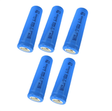 Pila14500 3.7v - 800mah Recargable De Litio P/lámparas 5 piezas