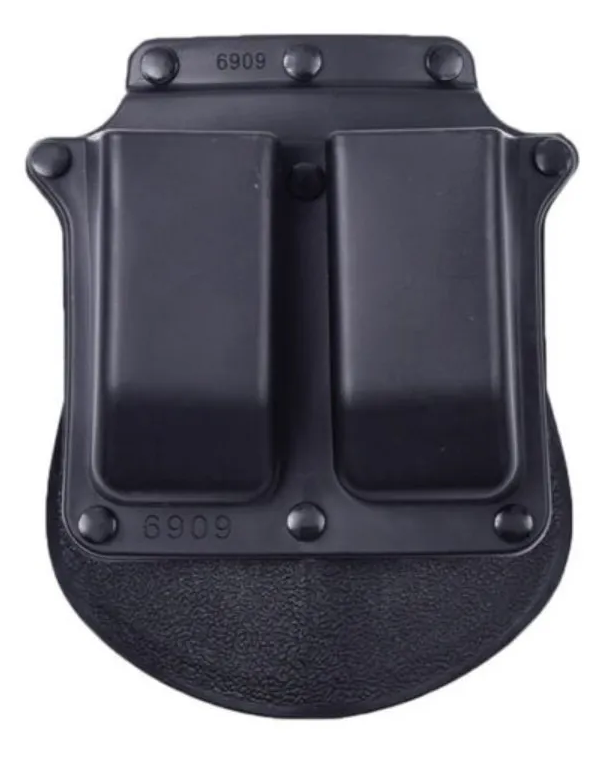 Porta cargador doble tipo remo para dos cargadores Glock 9mm