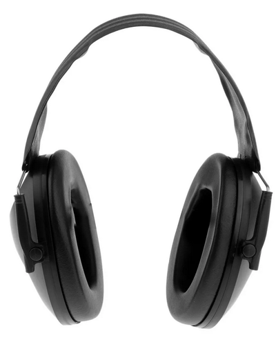 Orejeras tácticas negras de aislamiento acústico plegables