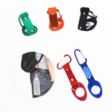 Soporte para botellas de PET con mosquetón para colgar en mochila — imagen 3 de 4
