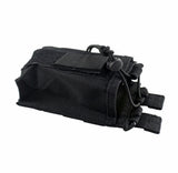 Porta radio táctico con sistema molle en color negro y verde militar — imagen 5 de 6