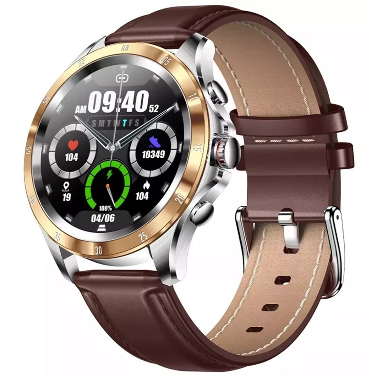 Smartwatch Reloj Inteligente Fralugio Qm022 De Lujo Full Hd