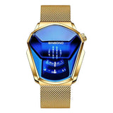 Reloj de Lujo Para Caballero Binbond Fralugio De Metal Dorado