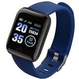 Reloj Inteligente 116 Plus con Podómetro, Monitor de Salud y Notificaciones para Android e iOS