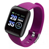 Reloj Inteligente 116 Plus con Podómetro, Monitor de Salud y Notificaciones para Android e iOS