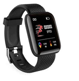 Reloj Inteligente 116 Plus con Podómetro, Monitor de Salud y Notificaciones para Android e iOS