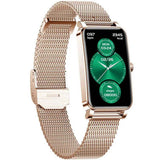 Reloj Inteligente Smart watch Fralugio Zx19 Dorado Notificaciones de Redes Sociales