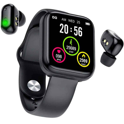 Reloj Inteligente Smart Watch X5 2 en 1 Con Audífonos Bluetooth 5.0 - Gadgets y Tecnología en Fralugio México