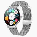 Reloj Para Mujer Smart Watch T8 Para Dama Fralugio 1.3´ Metal Amoled Hd