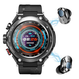Reloj Smart Watch Fralugio T92 2 En 1 Tws Memoria 128mb Mp3