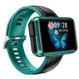 Reloj Smartwatch 2 En 1 T91 Con Audífonos Tws Wireless 1.4 Pulgadas Silicon