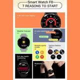 Reloj Smartwatch F8 Fralugio Ips Notificaciones Ejercicio Hd