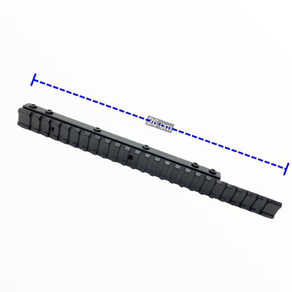 Riel Picatinny de 26 cm para Armas Largas - Gadgets y Tecnología en Fralugio México