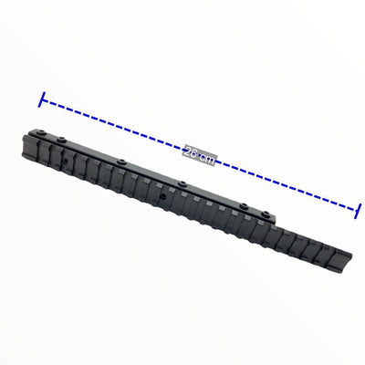 Riel Picatinny de 26 cm para Armas Largas - Gadgets y Tecnología en Fralugio México