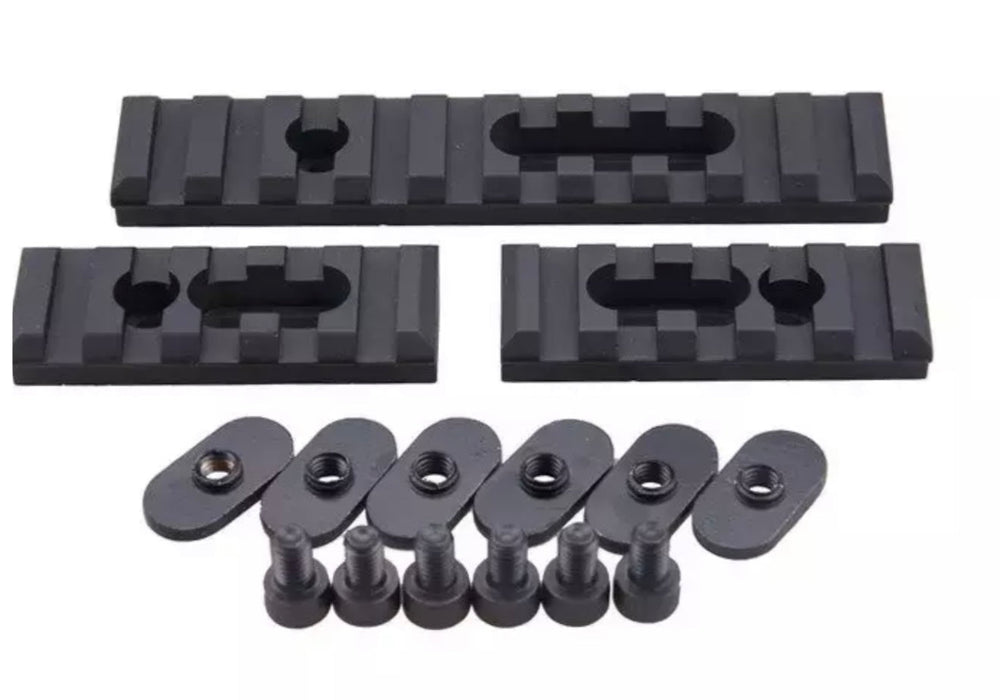 Kit de rieles picatinny tipo ringmount para montaje de accesorios