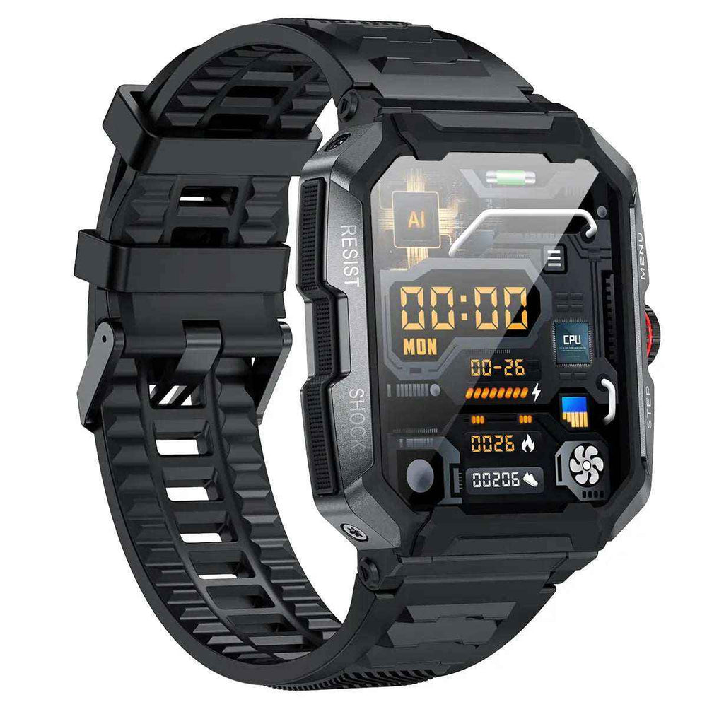 Smart Watch Reloj Ak47 Fralugio Rough Sport Hr 24hr Spo2 Hd