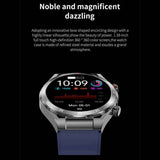 Smart Watch Reloj Deportivo T80 Fralugio Glucosa Hd Correa de Cuero