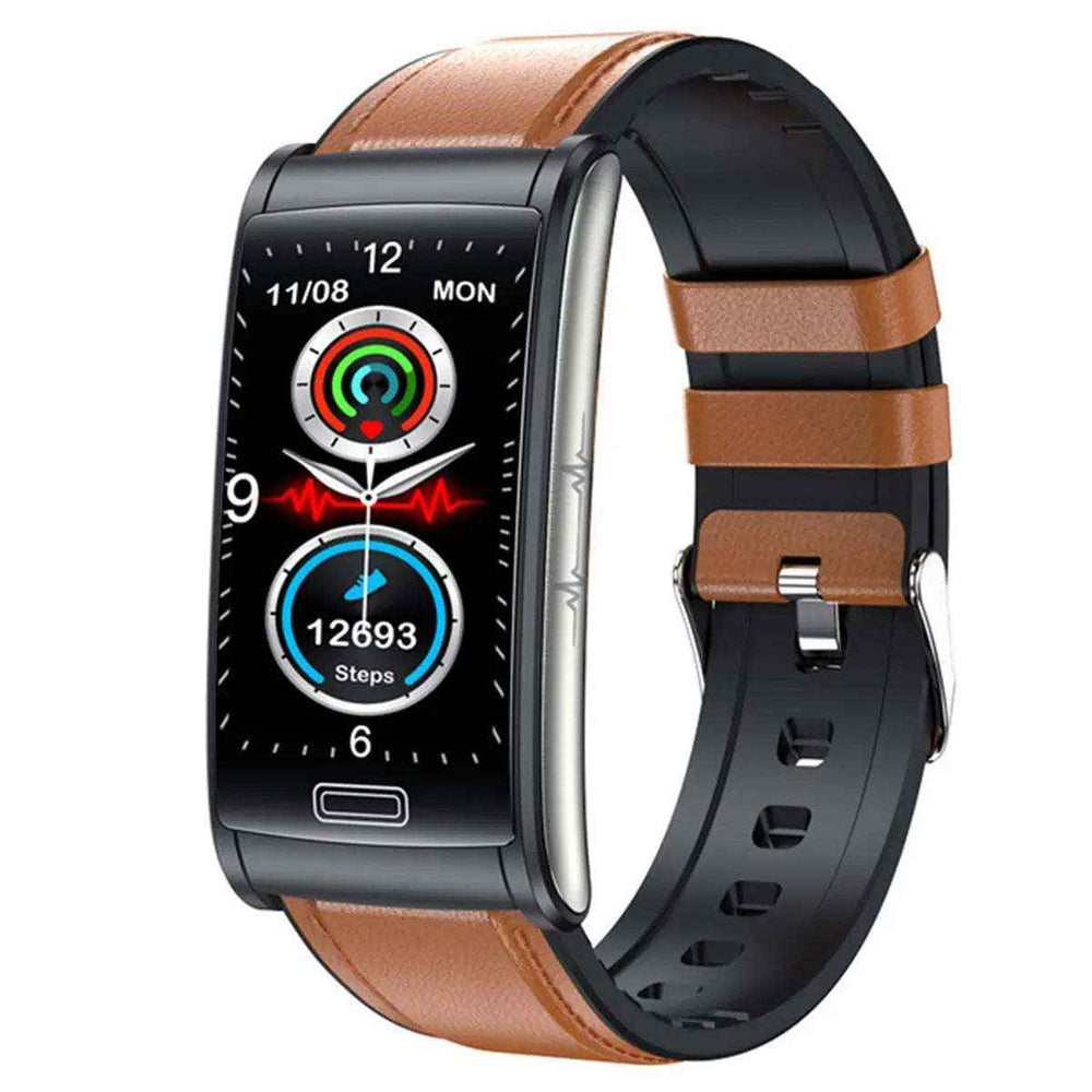 Smart Watch Reloj E600 Fralugio Mide Glucosa Bp Hr Spo2 Ecg Piel