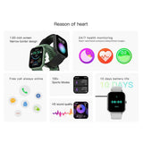 Smart Watch Reloj Zl54c Fralugio Monitores Deportivos Hd Ips