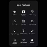 Smartwatch 2 En 1 T20 Fralugio Con Audífonos Tws Hifi
