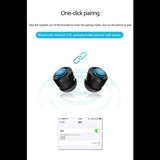Smartwatch con Audífonos Bluetooth Fralugio True Wireless Manos Libres Seguimiento Deportivo T90