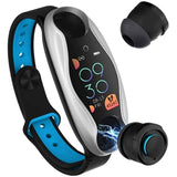 Smartwatch con Audífonos Bluetooth Fralugio True Wireless Manos Libres Seguimiento Deportivo T90