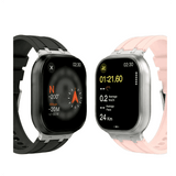 Smartwatch cuenta con 4 GB de ROM, admite enviar y recibir mensajes de WhatsApp, llamadas por Bluetooth, NFC, GPS, ChatGPT , 4 correas.