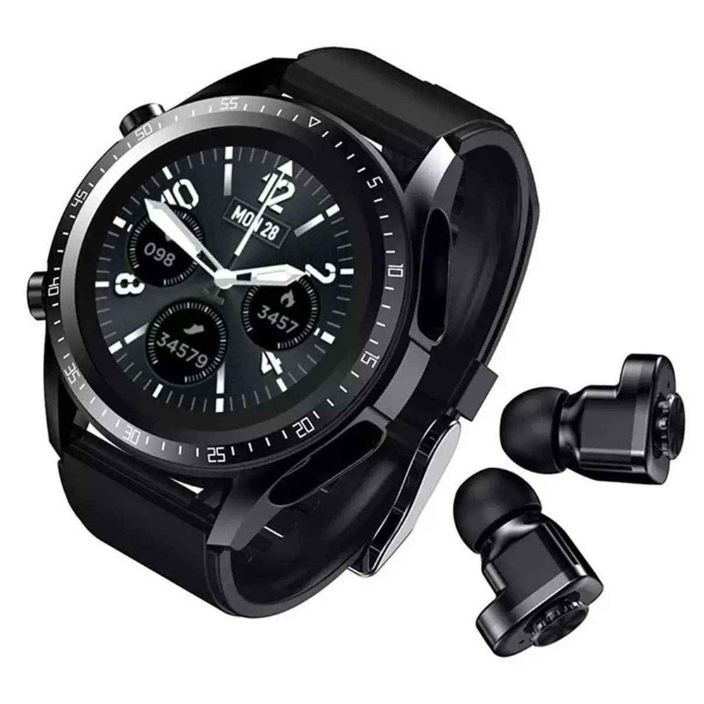 Smartwatch Fralugio JM03 con Audífonos Bluetooth TWS y Monitoreo Avanzado de Salud