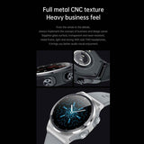 Smartwatch Reloj Fralugio Gt69 Metal 2 En 1 Audífonos Tws