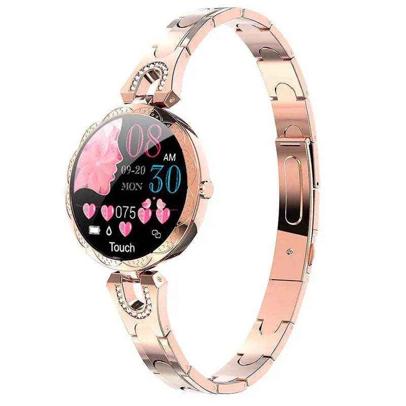 Smartwatch Reloj Inteligente Ak15 Lujo Dama Marca Fralugio