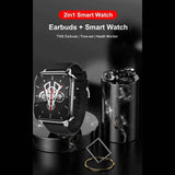 Smartwatch Reloj Inteligente T22 Fralugio Con Audífonos Tws