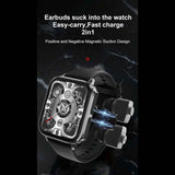 Smartwatch Reloj Inteligente T22 Fralugio Con Audífonos Tws