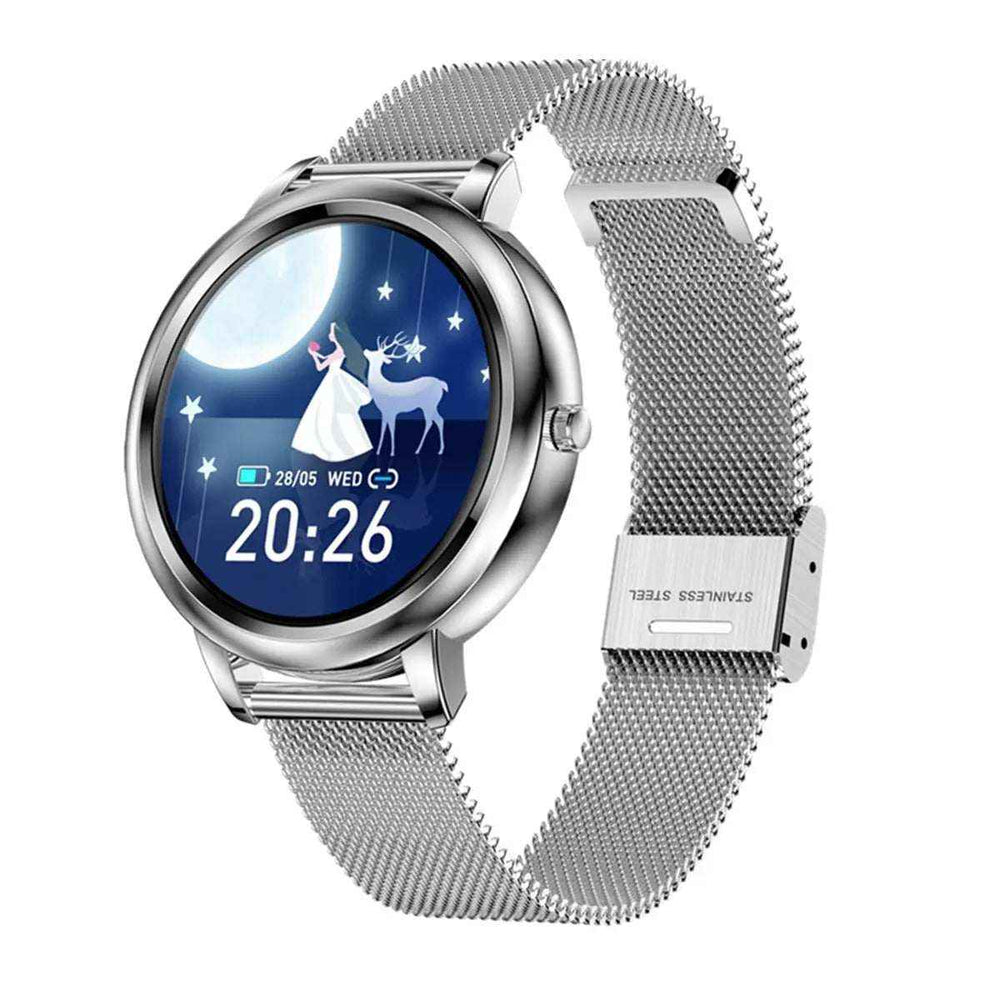 Smartwatch Reloj Para Dama Fralugio Mk20 De Lujo