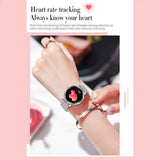 Smartwatch Reloj Para Dama Fralugio Mk20 De Lujo