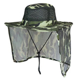 Sombrero de Pesca Ala Ancha Transpirable Camuflaje - Gadgets y Tecnología en Fralugio México — imagen 2 de 6