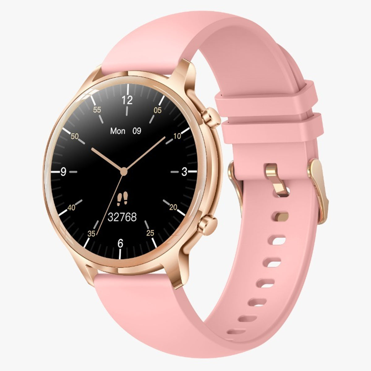 Fralugio Reloj Inteligente Smart Watch T18 De Lujo Para Dama